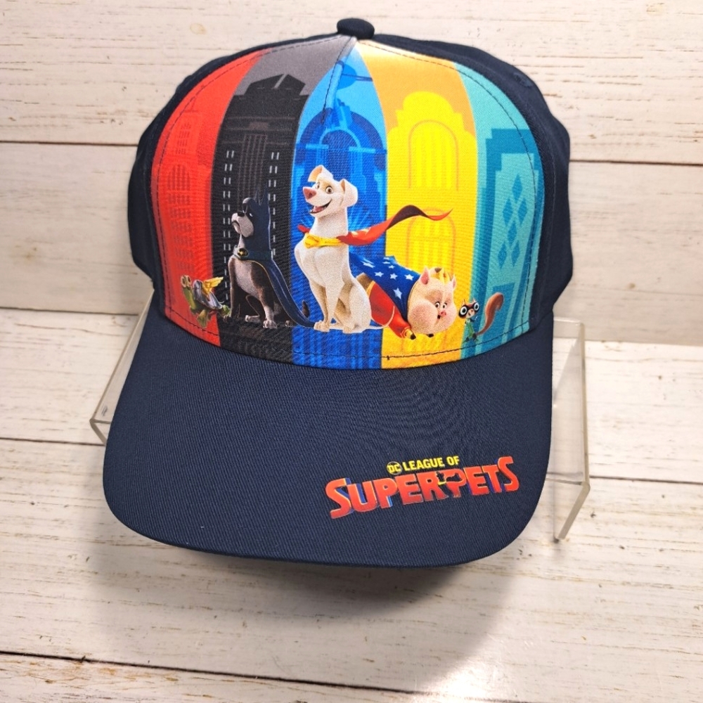 Children's DC super pets.  Multi Color Hat